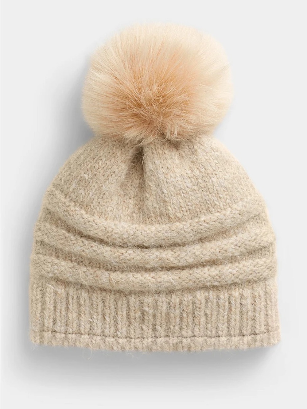 Anthropologie x KyiKyi Lama Alpaca Faux Fur Beanie NWT